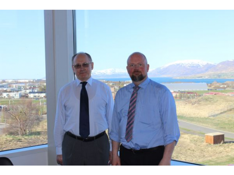 Ambassador Anton V.Vasiliev met with rector of the University of Akureyri Dr. E.Guðmundsson