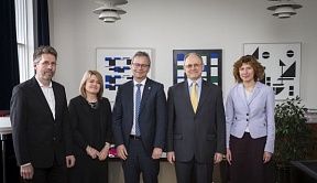 Ambassador Anton V.Vasiliev met with rector of the University of Iceland J.A.Benediktsson
