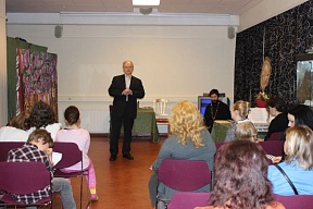 Ambassador Anton V.Vasiliev presented diplomas to the pupil of Russian language schools